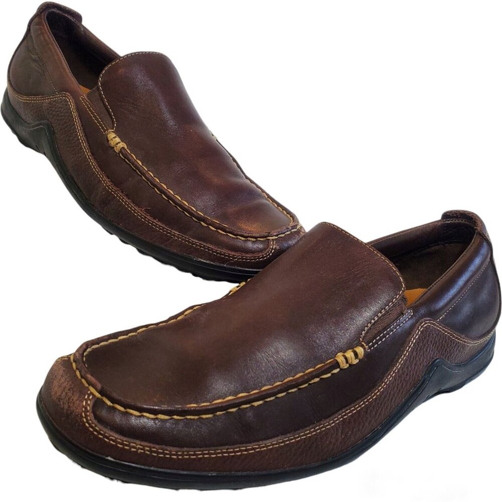 Cole Haan Men French Roast Tucker Venetian Leather Loafers Shoes C04059 8 M US